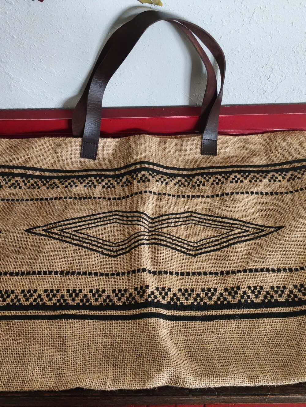 "kilim"Jute Bag by The Beach People